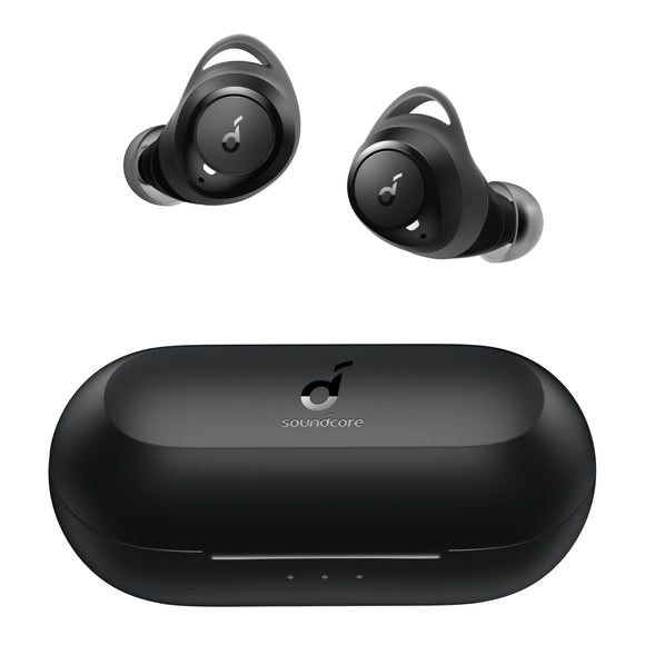 True Wireless Earbuds, Powerful Customized Sound, 40H Playtime, Wireless Charging, USB-C Fast Charge Soundcore