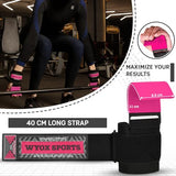 WYOX Weight Lifting Hooks for Men & Women (Pair) – Heavy Duty Wrist Support Straps with Hooks for Deadlifts, Pull Ups, Shrugs – Gym Lifting Straps with Grip