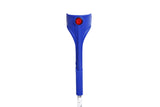 PEPE Mobility Forearm Crutches for Adults (x2 Units) Open Cuff, Adjustable Height, Aluminium, Lightweight Elbow Crutches, Blue, Made in Europe