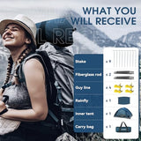 JAICOM 2 Person Camping Tent - Lightweight Backpacking Tent, Waterproof Windproof Easy Setup Hiking Tent, Suitable for Outdoor, Family, Camping, Hunting, Mountaineering Travel