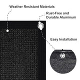 Fence Privacy Screen Outdoor Mesh Fencing Covers Screen Fence Wind Block with Grommets for Patio Garden