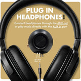 Bluetooth, Aux, and USB Speakers with RGB Lighting for Desk Top, Laptops, Tablet