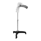Standing Hair Color Processor, 850W 360° Professional Salon Vertical Hair Dryer with Digital Screen& 4 Universal Wheels, Adjustable Height/Angle/Multifunctional Hair Dryer for Salon&Home Use (White)