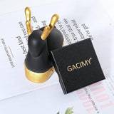 Gacimy 14K Gold Plated Hoop Earrings for Women 14k Real Gold Plated, 5mm Thick Medium Hoops Earrings for Women 30mm