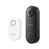 REOLINK Video Doorbell WiFi 2K Wired Camera, 4:3 Wide View Outdoor Camera