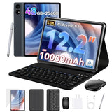 2026 Upgraded 12.2 inch Tablet, Android 16 Tablet with Keyboard
