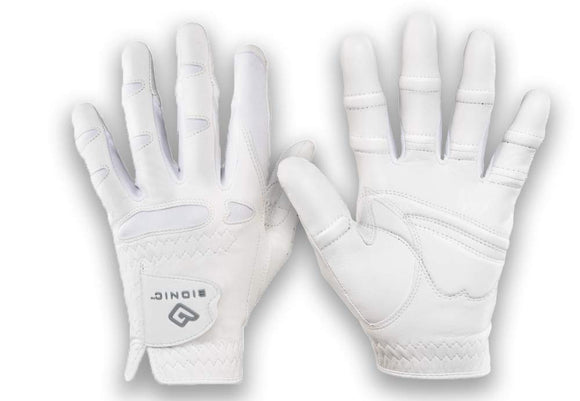 Women's Bionic StableGrip with Natural Fit Golf Glove - 2 Pack Bundle (2 Gloves) (Large, Worn on RH)