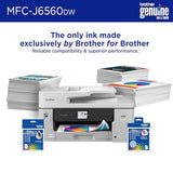 Brother INKvestment 6560 Wireless Color Inkjet All-in-One Printer with 11”x17” Capabilities and 2.7”