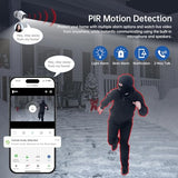 Security Cameras Wireless Outdoor 2K: Battery Powered WiFi Camera with AI Motion Detection for Home - Color Night Vision Spotlight Siren Alarm 2-Way Talk