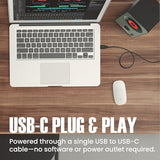 Audiosource Desktop PC Speakers with Bluetooth 5.3, USB-C Plug & Play, 2.0 Stereo Computer Speakers with Dual 2" Drivers