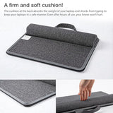 Lap Desk with Soft Cushion and Wrist Rest – Portable Laptop Desk for Bed, Couch & Home Office
