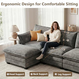 Modular Sectional Couch for Living Room, U Shaped Comfy Sofa