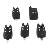 CFTIGIW 4 Pcs Fishing Bite Alarm Pcs Receiver Indicator Sound LED Light Alert Fish Equipment Accessories Fish Bite AlarmFishing Bite AlarmLight Fishing AlertFishing