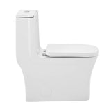 Forever SM-1T106 Concorde One Piece Toilet, Glossy White Swiss Madison