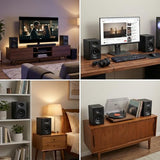 Computer Speakers, 60W Powered Bluetooth Desktop Speakers for PC, Stereo Sound with Bass