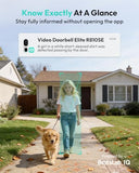 Doorbell Camera Wireless with Solar Panel, Nonstop Power Video Doorbell with Head-to-Toe View, No Monthly Fee