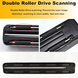 Portable Handheld Scanner Included 16G SD Card, Wand Scanner for A4 Documents Pictures Pages Texts Receipts Books