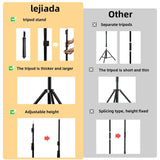 lejiada 100 Inch Outdoor Projector Screen with One-Piece Telescopic Stand, Wrinkle-Resistant 4K HD Movie Screen for Backyard, Camping and Indoor Home Theater (Fits Long Throw Projectors)
