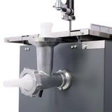 STANSS 550W Electric Bone Saw Machine,2-in-1 Commercial Butcher Band Saw and Sausage Stuffer for Cutting Chops, Frozen Meat, Fresh Bone Meat, Equipped with 6 Saw Blades