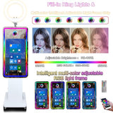 Mirror Photo Booth Machine with 32in Interactive Touch Screen and Flight Case