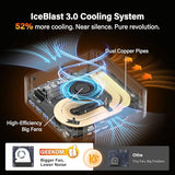 GEEKOM A9 Max Top AI Mini PC,AMD Ryzen AI9 HX470(86 Tops)|32GB DDR5+2TB SSD