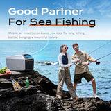 BAYKUL Portable Tent Air Conditioners,6800/7500 BTU Cooling&Heating 5-in-1 Portable Air Conditioner,Compact Design for Indoor & Outdoor Use for Picnics,Truck,RV,Van Parking Cooling