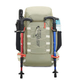 Bseash 40L Waterproof Hiking Camping Backpack with Rain Cover, Outdoor Sport Travel Daypack Rucksack for Skiing Cycling (Milk Green)