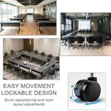 SOIUDNEB Folding Conference Room Table,Modular Conference Tables