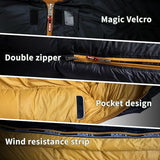BUERTS Down Sleeping Bag for Adults Cold Weather Ultralight & Compact 680FP Backpacking Sleeping Bag for Camping, Hiking, Mountaineering