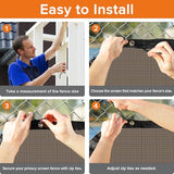 5ftx50ft Fence Privacy Screen Heavy Duty 170 GSM Windscreen & Dustproof Fabric Privacy Screen