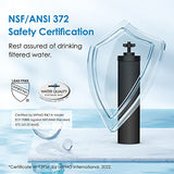 Waterdrop Upgrade NSF/ANSI 372 Certified Water Filter, Silver Ions Added, Replacement for Berkey® BB9-2® Black Filters, Berkey® Gravity Water Filter System and Waterdrop King Tank Series