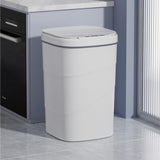 BXFIRS PP Material Household Intelligent Garbage Bin Kitchen Living Room Bedroom Sensing Trash Can(OneColor,22 * 22.5 * 33.5cm)