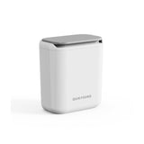 Small Trash Can with Lid, 1.8 Gallon Flip-Top Wall-Mounted Garbage Can, Slim Waste Basket & Compost Bin for Bathroom, Kitchen