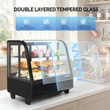 ROVSUN 3.5 Cu.Ft Commercial Display Refrigerator ETL NSF Certified