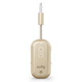 Twelve South AirFly Pro | Bluetooth Wireless Transmitter/Receiver Adapter for 2 Headphones, Audio Sharing, Compatible with 3.5mm aux Jack for Airplanes, TV, Gym, Stereo, and Travel, Gold