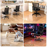Office Chair Mat for Hard Floors 36 x 48 Inch, Clear Plastic Floor Protector for Rolling Desk & Computer Chairs