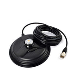UAYESOK 5.9inch (150mm) NMO Magnetic Mount Antenna Base Ham Mobile Radio Antenna Magnet Mount with 5M(16.4ft) RG58 Coaxial Cable PL-259 Plug for HF/VHF/UHF NMO Antenna