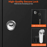 Nebakne 100 Keys Key Cabinet, Anti-Theft Key Lock Box with Key Tags