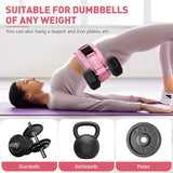 Hip Thrust Belt - Dumbbell Hip Thrust Belt - Premium Leather Thickened & Widen, Comfortable (deep pink)