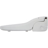 ALPHA BIDET JX2 Elongated Bidet Toilet Seat, White, Endless Warm Water, *NEW* Bowl Mist, LED Light, Quiet Operation, Wireless Remote, Stainless Steel Nozzle, Sittable Lid, 3 Year Warranty
