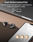 NC20 Pro Active Noise Cancelling Wireless Earbuds with Smart Touch Screen, LDAC Hi-Res Audio