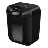 Fellowes Powershred LX45 Quiet Operation 8-Sheet Cross-Cut Paper Shredder, 4400201, Black