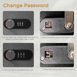 16 Key Lock Box Wall Mount, Smart Key Cabinet, use One Time Password,Fixed Code, Bluetooth, Wi-Fi Remote