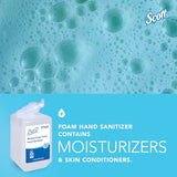 Scott Professional Moisturizing Foam Hand Sanitizer (91560), 1.0 L, Foaming, Clear, Fresh