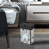 ELPHECO Bathroom Trash Can with Lid, 2 Pack Automatic Garbage Can