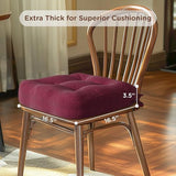 Codi 6 Pack Dining Chair Cushions, Thick Chairs Pads for Indoor Kitchen
