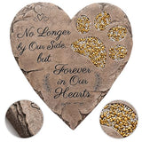 OBSI Dog Memorial Gifts for Loss of Dog Sympathy Gift - Rainbow Bridge Dog Memorial Stone for Remembrance Dog Passing Away Sympathy Gifts - Thoughtful Pet Loss Gifts - Brown