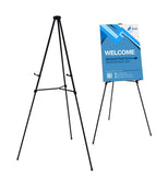 Audio-Visual Direct Aluminum Telescoping Display Easel, 70", Black