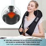 Neck and Shoulder Massager with Heat Deep Tissue Kneading Sports Recovery Massagers VIKTOR JURGEN