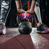 RYMNT Minimal Workout Gloves, Micro Weight Lifting Gloves Grip Pads with Full Palm Protection & Extra Grip, GalaxyPL-Medium